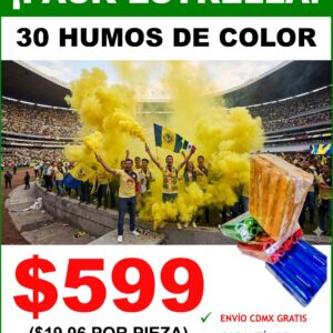 Oferta pack individual 30 humos de color por 599